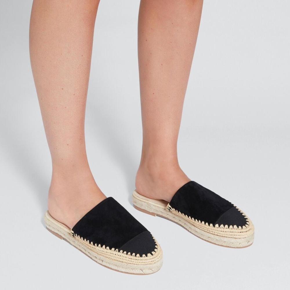 Seed Heritage Lou Flatform Mule in Null (Black)